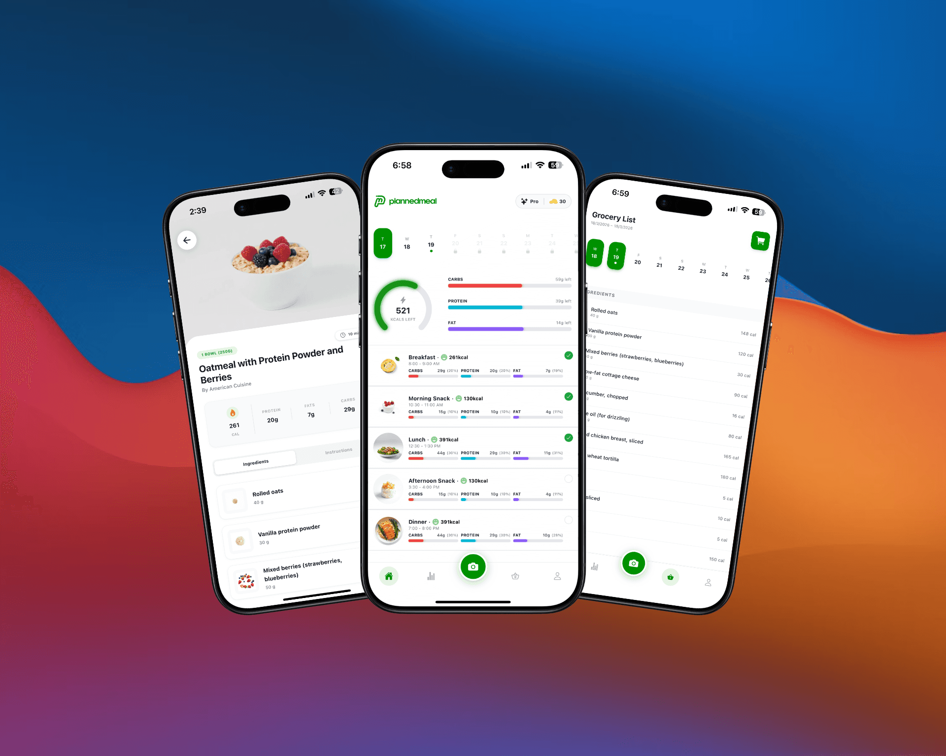 Planned Meal App Case Study Visualization